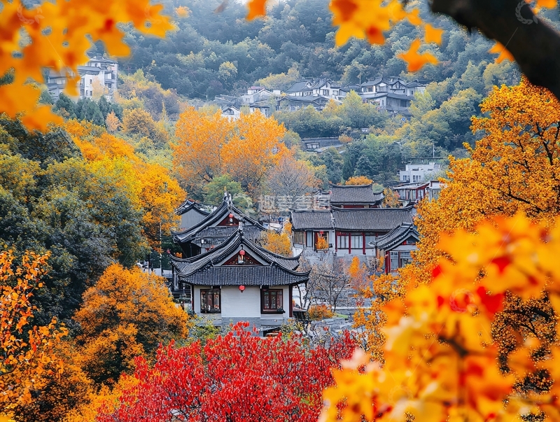 高清大图下载【趣麦麦图】秋染敬亭山