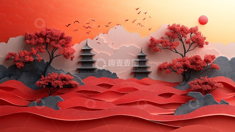 高清大图下载【趣麦麦图】新年烟花庆吉祥2