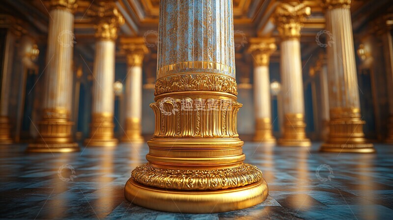 高清大图下载【趣麦麦图】黄金柱宫殿黄金宫殿高分辨率1