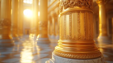 黄金柱宫殿黄金宫殿高分辨率3