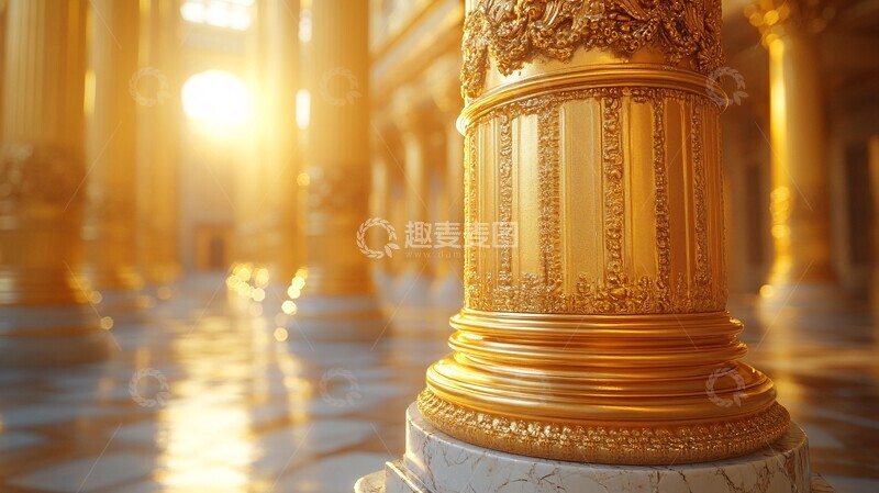 高清大图下载【趣麦麦图】黄金柱宫殿黄金宫殿高分辨率3