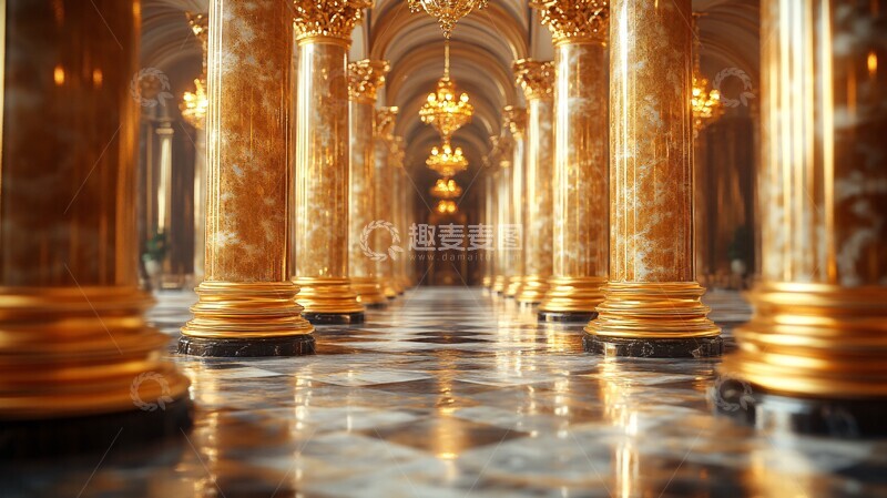 高清大图下载【趣麦麦图】黄金柱宫殿黄金宫殿高分辨率