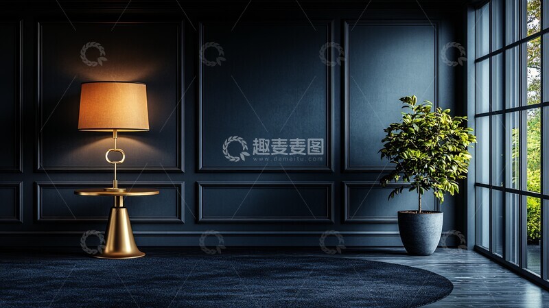 高清大图下载【趣麦麦图】灰色条纹入口大厅3