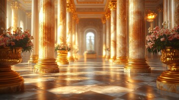 黄金柱宫殿黄金宫殿高分辨率2