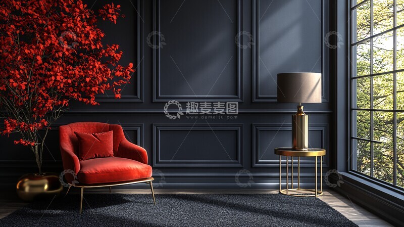 高清大图下载【趣麦麦图】灰色条纹入口大厅2