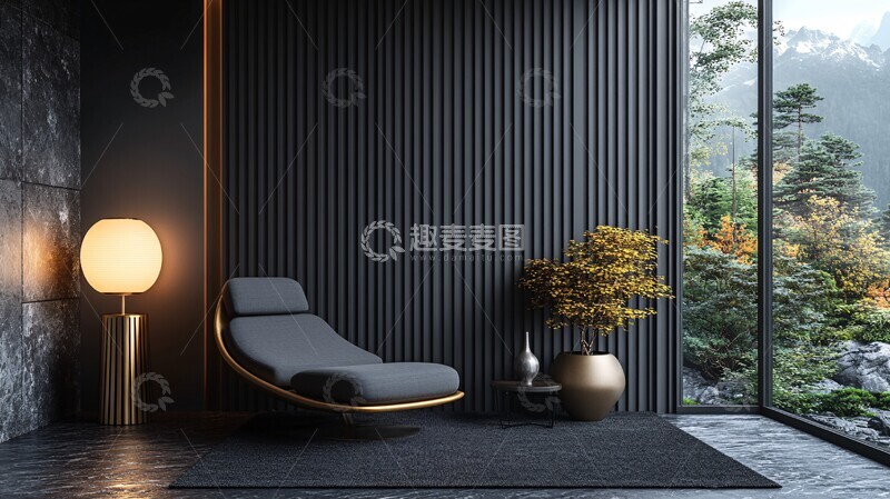 高清大图下载【趣麦麦图】灰色条纹入口大厅1