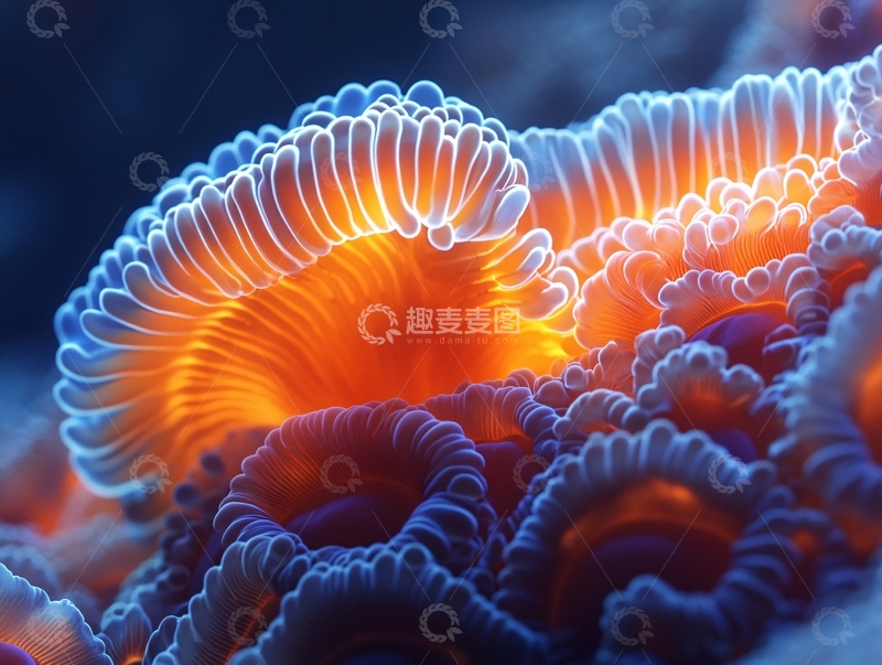 高清大图下载【趣麦麦图】精巧扁脑珊瑚1