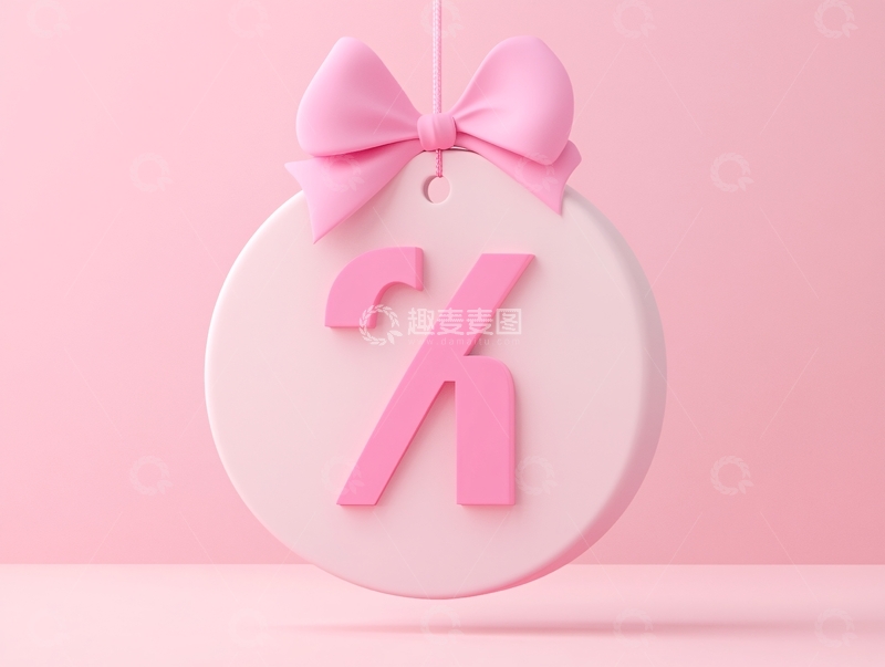 高清大图下载【趣麦麦图】粉色渲染3