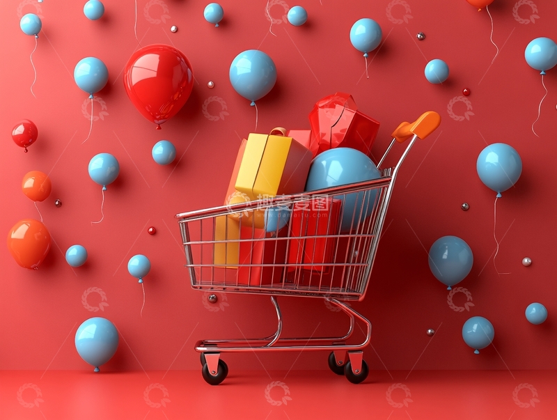 高清大图下载【趣麦麦图】消费节购物节13