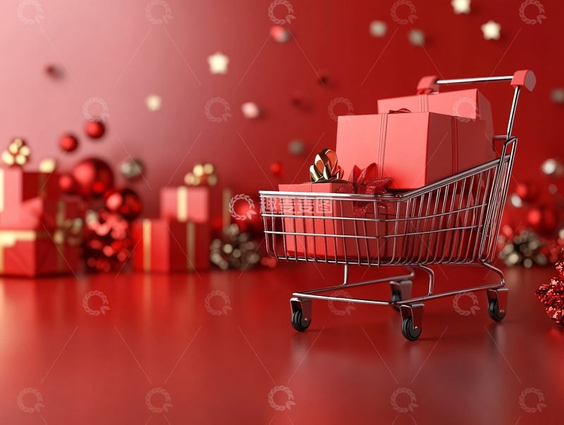 高清大图下载【趣麦麦图】送礼购物节年货节14