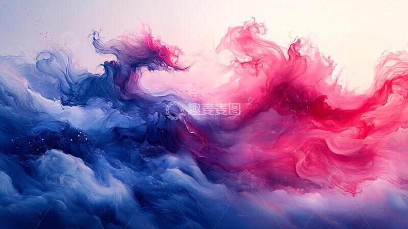 高清大图下载【趣麦麦图】水墨简约背景图2