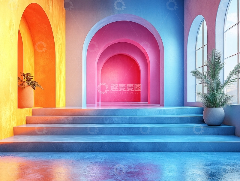 高清大图下载【趣麦麦图】简约秀场70