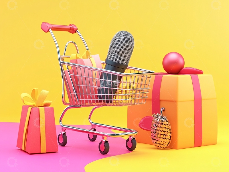 高清大图下载【趣麦麦图】购物节素材7