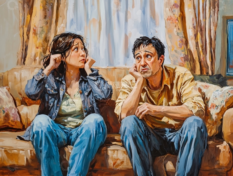 高清大图下载【趣麦麦图】情侣油画