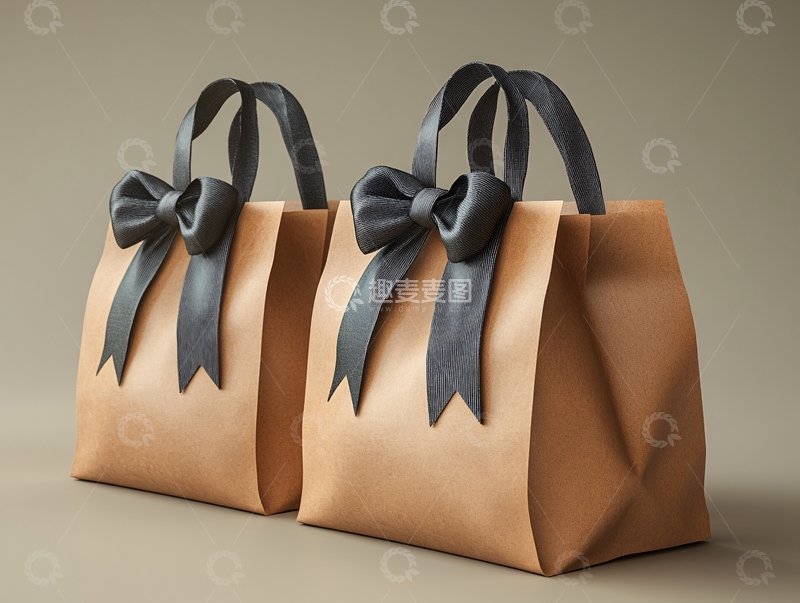 高清大图下载【趣麦麦图】礼盒手袋设计