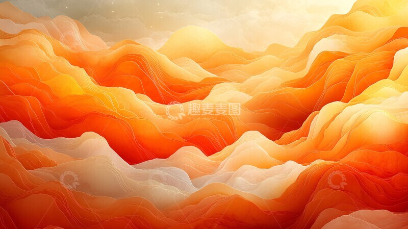 高清大图下载【趣麦麦图】波纹图案背景