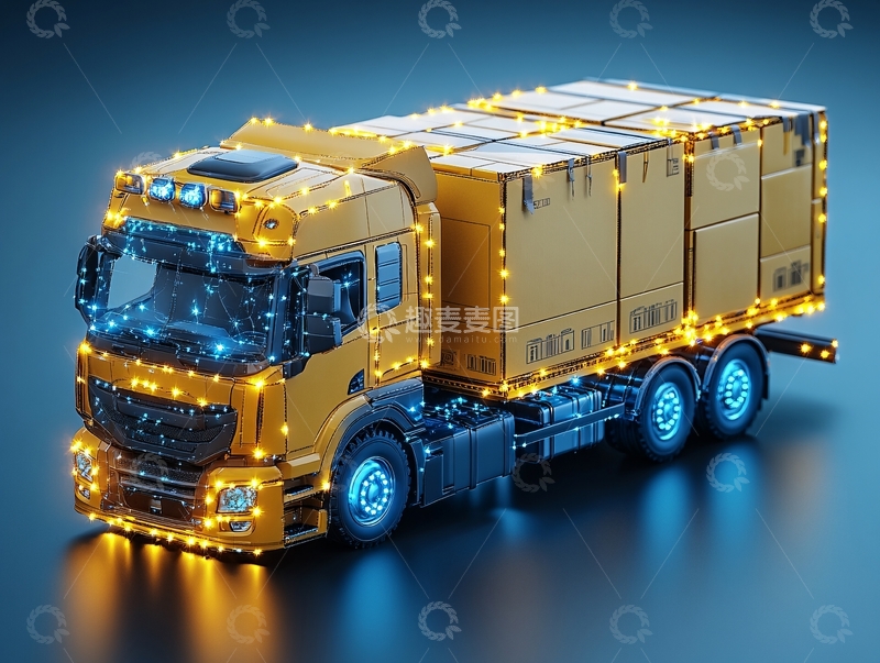 高清大图下载【趣麦麦图】重卡模型