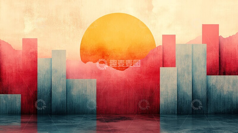 高清大图下载【趣麦麦图】简约插画壁纸3