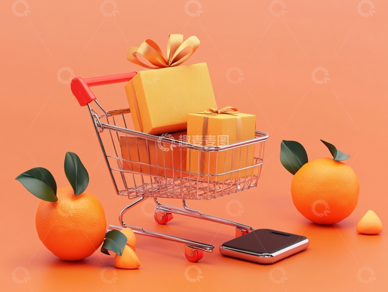 高清大图下载【趣麦麦图】网络购物节1