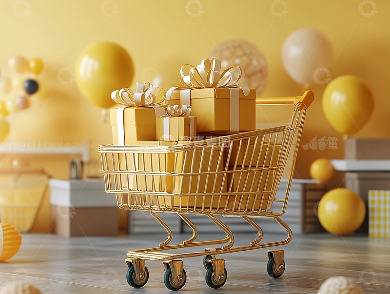 高清大图下载【趣麦麦图】送礼购物节年货节18