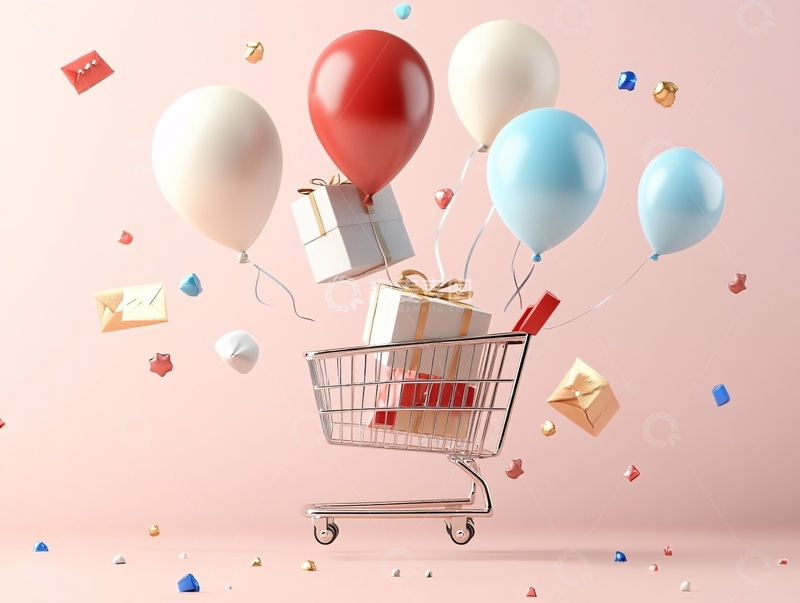 高清大图下载【趣麦麦图】购物节嗨购节3