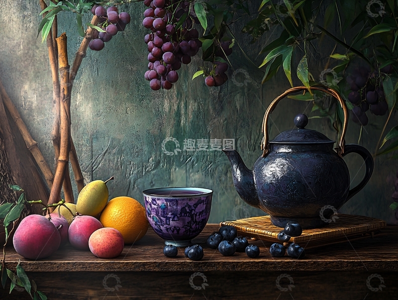 高清大图下载【趣麦麦图】静物蓝莓