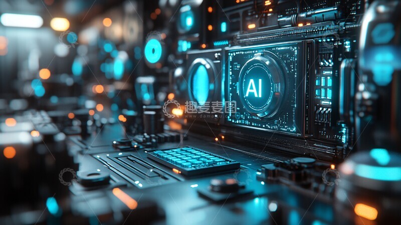 高清大图下载【趣麦麦图】计算机与模型1