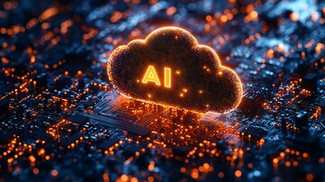 云电路板电路板芯片发光1