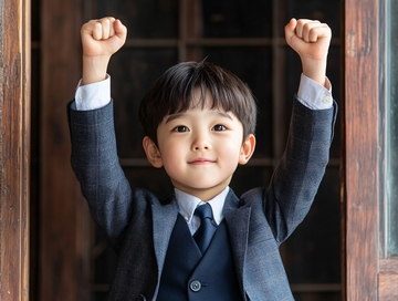 西装小朋友