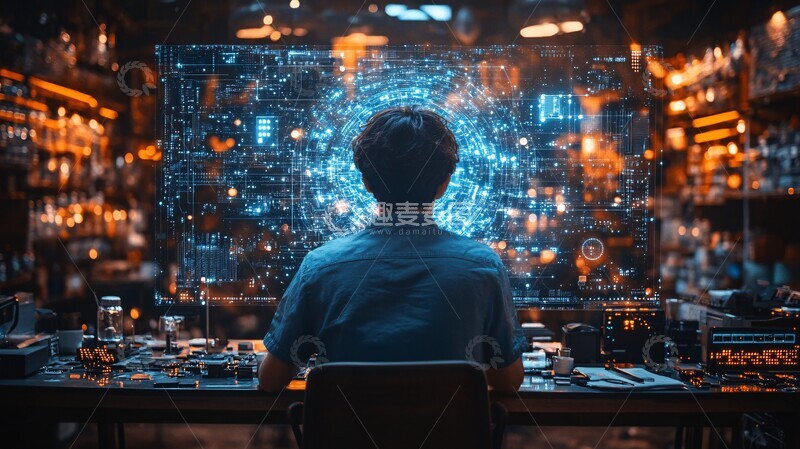 高清大图下载【趣麦麦图】人类翻译与芯片