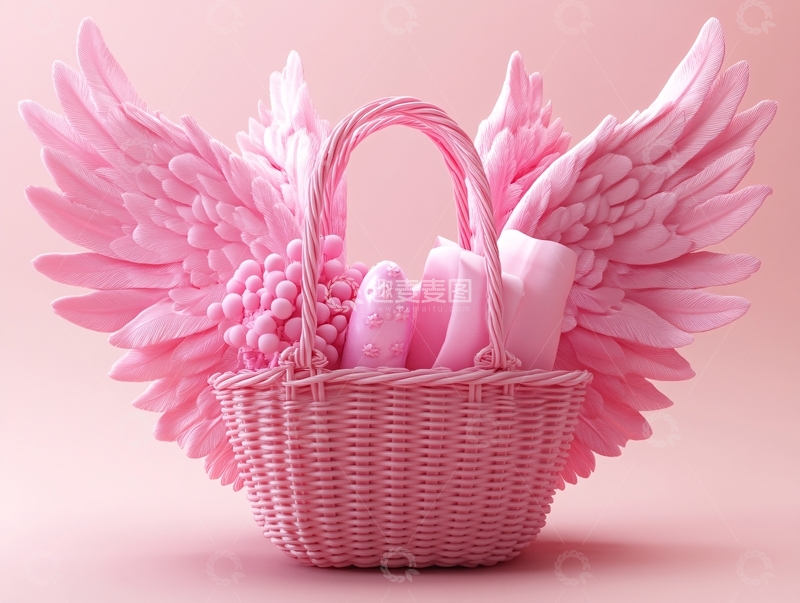 高清大图下载【趣麦麦图】粉色渲染5