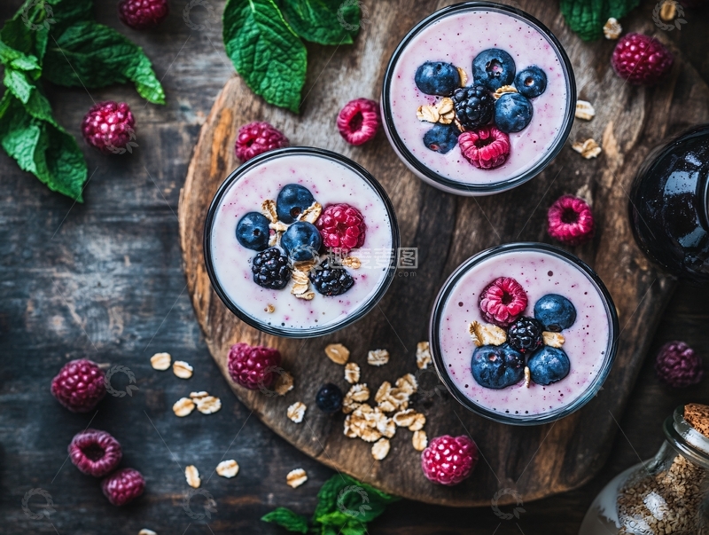 高清大图下载【趣麦麦图】传统酸奶