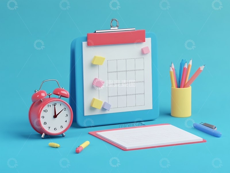 高清大图下载【趣麦麦图】扁平台历