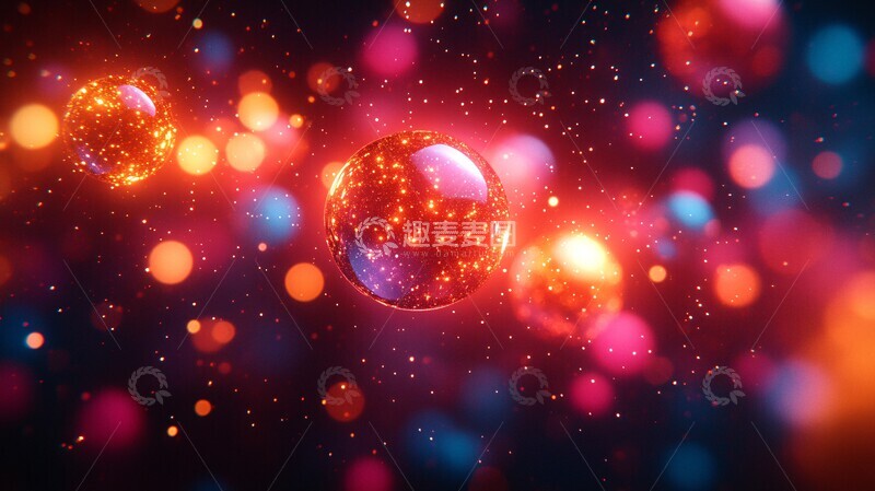 高清大图下载【趣麦麦图】圣诞雪橇装饰球1