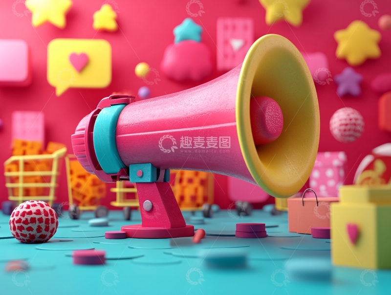 高清大图下载【趣麦麦图】立体淘宝场景图12