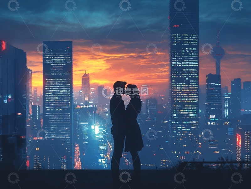 高清大图下载【趣麦麦图】浪漫城市