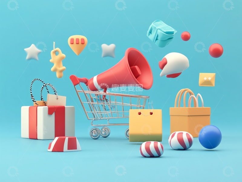 高清大图下载【趣麦麦图】立体淘宝场景图16