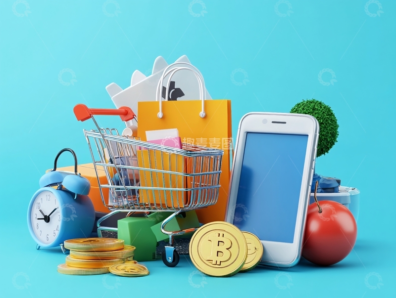 高清大图下载【趣麦麦图】跨境消费8