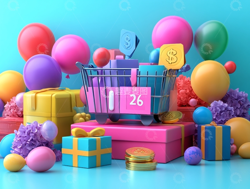 高清大图下载【趣麦麦图】立体淘宝场景图15