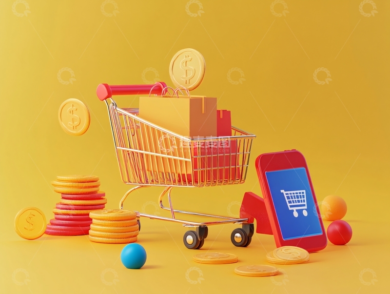 高清大图下载【趣麦麦图】跨境消费9