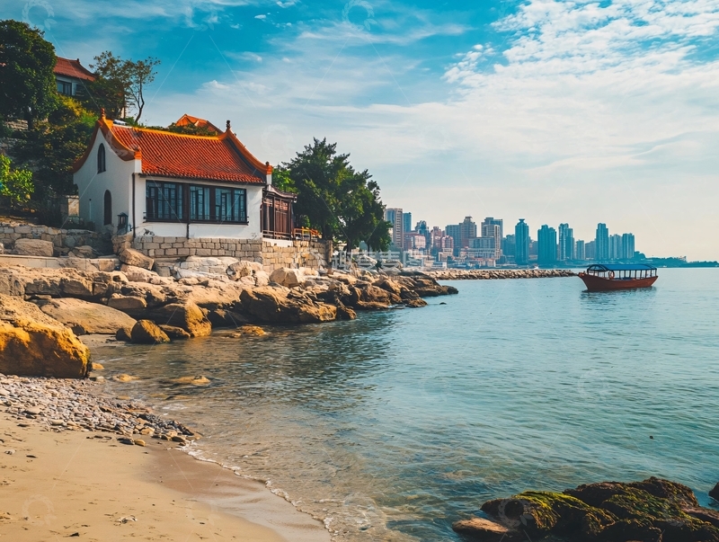 高清大图下载【趣麦麦图】鼓浪屿海滨风光