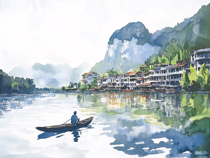 漓江水彩