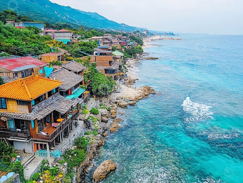 高清大图下载【趣麦麦图】海边民宿风光