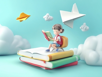 读书学习主题场景2