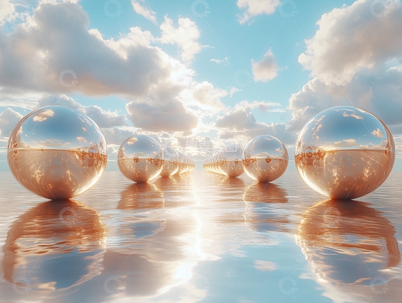 高清大图下载【趣麦麦图】水晶球倒影6
