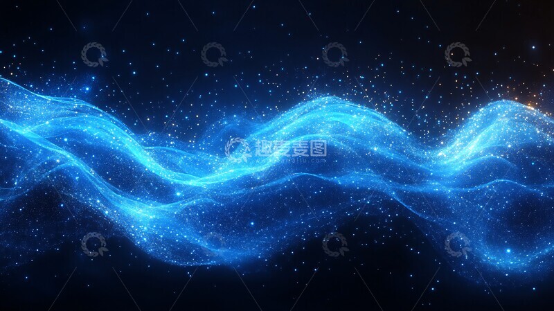 高清大图下载【趣麦麦图】星光波纹流动2