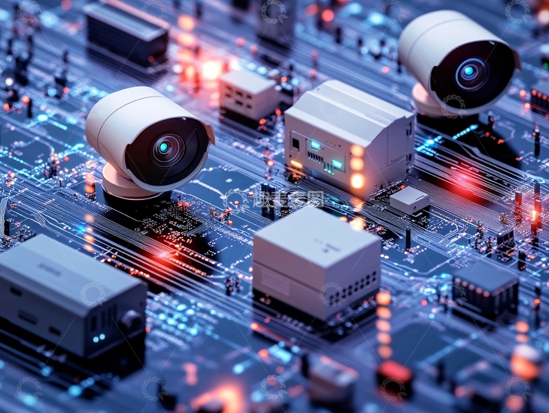 高清大图下载【趣麦麦图】芯片科技集成电路108