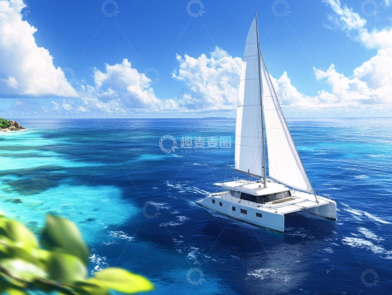 高清大图下载【趣麦麦图】扬帆起航设计