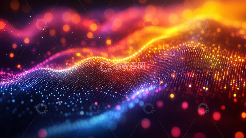 高清大图下载【趣麦麦图】数据背景展示2