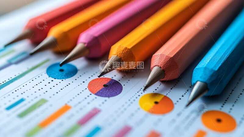 高清大图下载【趣麦麦图】数据背景展示